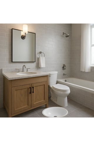 Turavit Hilton Oval Tezgah Altı Lavabo 37x47 Cm 5017 Diğer