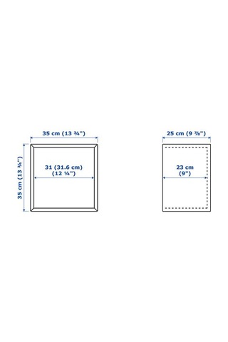 Ikea Eket Dolap Ünitesi, Ağartılmış Meşe Görünümlü, 35x25x35 Cm