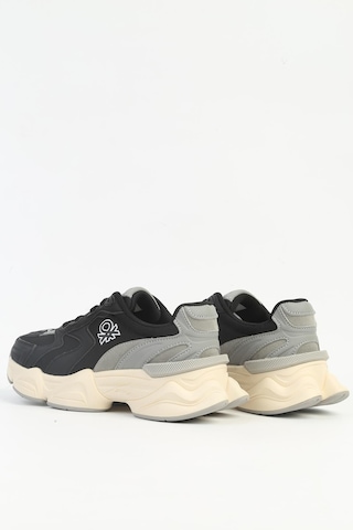 Benetton 11121 Yüksek Taban Kadın Sneaker Ayakkabı 267800001801 01 Siyah Siyah