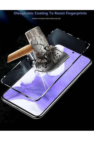 Reeder S71 Ekran Koruyucu 9D Kırılmaz Cam - Extra Darbe Koruma - Ekranı Tam Kaplar