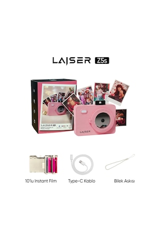 Laiser Z5S İnstant Kamera Ve Fotoğraf Yazıcısı - Şipşak Fotoğraf Makinesi