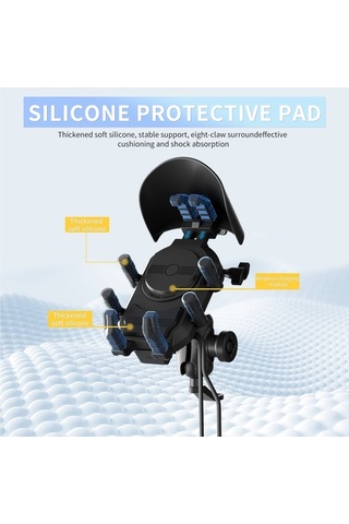 Didadodo Motosiklet Selfie Çubuğu Kullanıcı Yorumları İle Anti-titreşim, Anti-yağmur, 15w Kablosuz Şarj