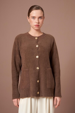 Ftz Women Kadın Angora Hırka Kahve 25259 Kahve