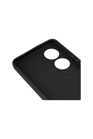 Oppo A60 Uyumlu Kılıf Zore Biye Silikon-siyah Siyah