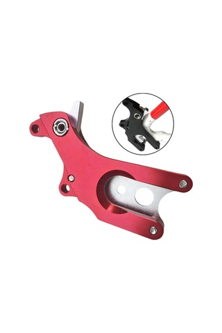 Dinosaurs Mtb Bisiklet Disk Fren Braketi Adaptörü Montaj Ön Tutucu Bisiklet Dönüşüm Kırmızı Altın