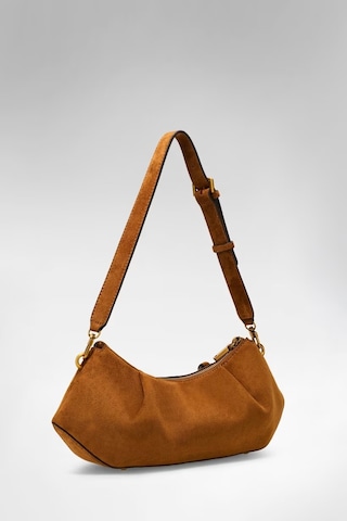 Guess Allegra Süet Kadın Omuz Çantası Hwsg2237180 Taba