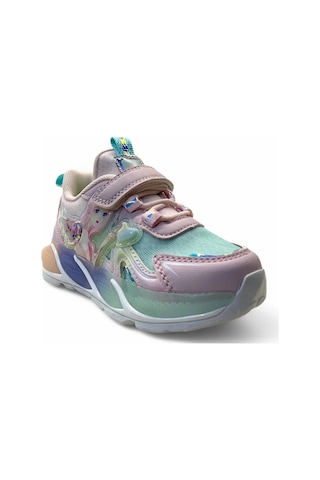 1944 Kız Çocuk Okul Öncesi Işıklı Sneaker Pudra