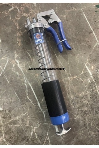 Erg-mrs Şeffaf Gres Yağ Pompası 600cc Yüksek Basınçlı Gres Yağ Basma Pompası 8000psi