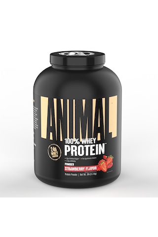 Animal, 100% Whey Protein 2.3kg Çilek Aromalı Çilek