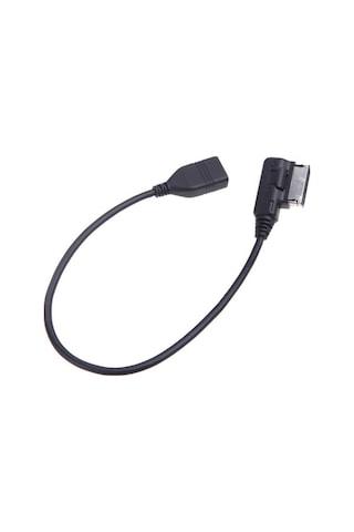 Besthome1 Mercedes-benz Amı Bağlantı Kablosu, Usb'den Amı'ye, Direksiyon Destekli, 26cm, Plug & Play, Rohs Onaylı