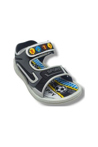 Baby Sport 4900-26 Düdüklü Erkek Bebek Sandalet 20-23 Siyah