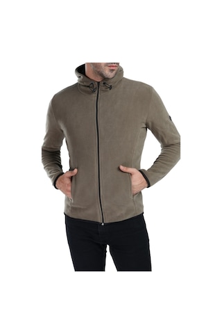 Ghassy Co. Erkek Kapşonlu Polar Ceket (152387624)