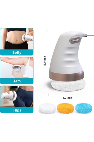 Jian Fan Tam Vücut Masajızayı Flama Yağitici Beyaz