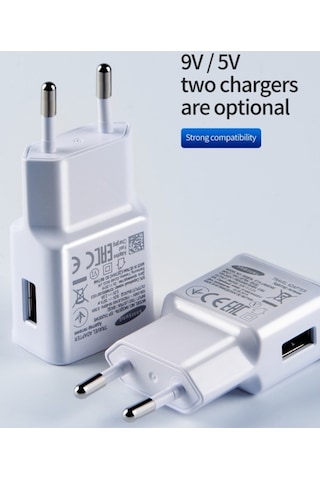 Samsung Uyumlu Şarj Aleti Ve Kablosu - 2A Hızlı Şarj 15W Micro Usb Kablo (445629333)