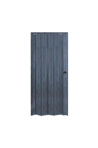 Faran Dekorasyon 72 x 215 Antrasit Renk Camsız Pvc Akordiyon Kapı - FRNAKMODEL-0-02