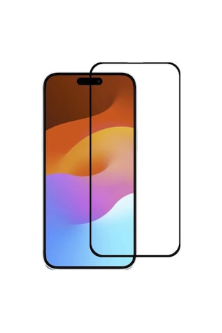 Ally Apple iPhone 15 Plus Uyumlu Full Tempered Kırılmaz Cam Ekran Koruyucu