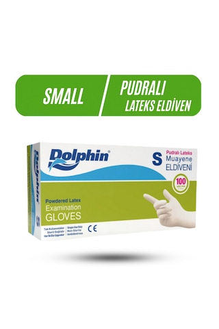 Pudralı Latex Eldiven S Small 100 Adet