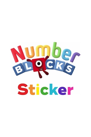 Number Blocks Matematik Eğitici Birim Küp Snapcubes Kafa Sticker /10-100 Sticker 18 Pcs