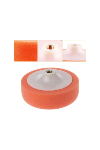 Pasta Polisaj Süngeri M-14 Bağlantılı Oto Araba Parlatma Pedi Sünger Araba Parlatıcı 150mm