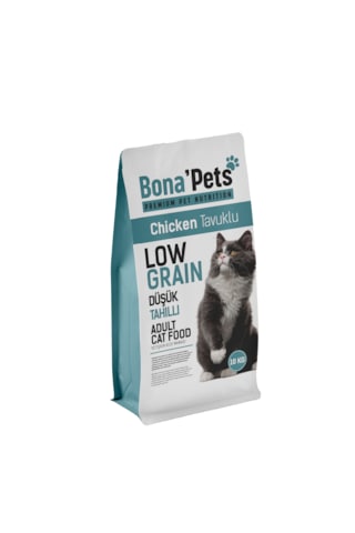 Bona Pets Premium Düşük Tahıllı Tavuklu Kedi Maması