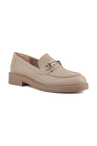 Pierre Cardin 54169 Comfort Tokalı Loafer Kadın Ayakkabı 867800000645 14 Bej