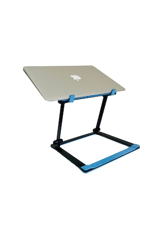 Metal Profesyonel Laptop Standı Mavi