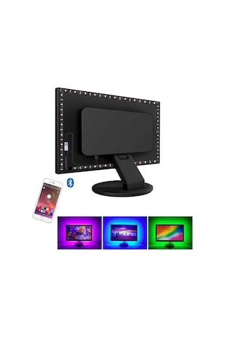 Şerit Led 5 Metre +trafo+rgb Kumanda 3 Renkli Ct-4557
