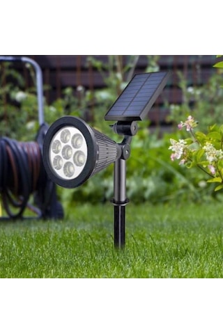 Cata 7 Watt Şarjlı Kazıklı Solar Led Bahçe Aydınlatma Armatürü