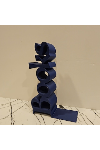 Kitap Tutucu Books Yazılı 3d -lacivert-
