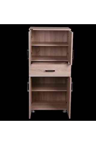 Çok Amaçlı Dolap 150 Cm Hard Parlak Soho Suntalem 4Raf 1Çekmece K