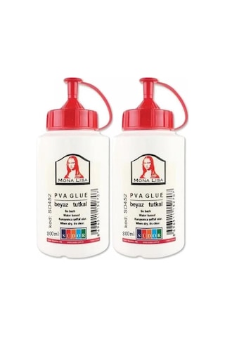 Beyaz Tutkal 1000 Gr 2 Adet Beyaz Mobilya Tutkalı 800 Ml Ahşap Tutkalı Su Bazlı Çok Amaçlı Beyaz Tutkal Kilo