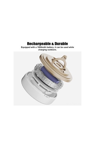 Yuntech01 7m Rgb Renkli Kamp Işığı, App Kontrolü, Şarj Edilebilir, Çok Amaçlı, Çadır/ Bahçe İçin Asılabilir Fener, Kuru Sarı Çok Renkli