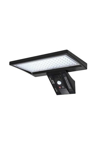 Besthome1 Güneş Enerjili Duvar Lambası, Pır Sensörlü, 104 Led, 4 Mod, 5200mah Pil, Ip65 Su Geçirmez, Type-c Şarj, Kumanda Kont Siyah
