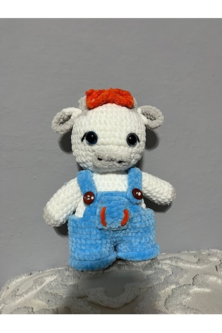 Amigurami Gömlekli İnek 02 - Çok Renkli