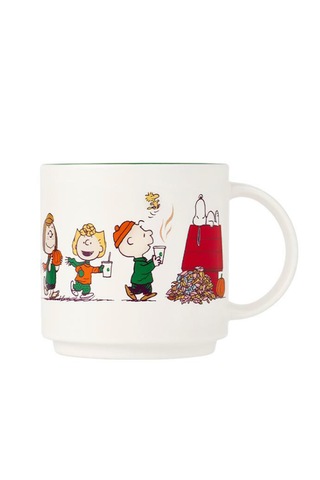 Starbucks Snoopy Peanuts Beyaz Baskılı Kupa 414ml - Limited Edition