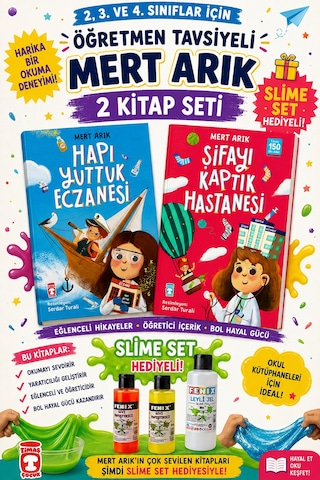 Mert Arık 2,3. Ve 4.sınıflar İçin Hapı Yuttuk Eczanesi-şifayı Kaptık Hastanesi Slime Set Hediyeli