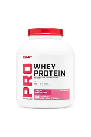 Gnc Pro Whey Protein 1985 G 64 Servis - Çilek Aromalı