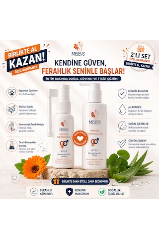 Meleys İntimate Genital Sprey 2 x 50 ML