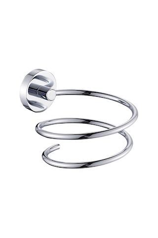 Moveevo Saç Kurutma Makinesi Tutucu Duvara Monte Saç Kurutma Makinesi Askı Rafı Cilalı Krom Paslanmaz Çelik Saç Kurutma