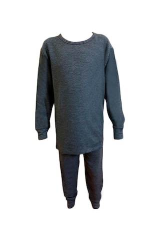 Nehirin Erkek Çocuk İki İplik İçlik Takım Antrasit