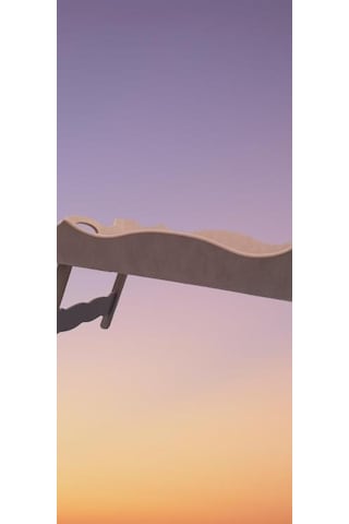 Hobi Dekoratif Tepsi Ayaklı Şımarık Model Ham Ahşap Mdf El Yapımı