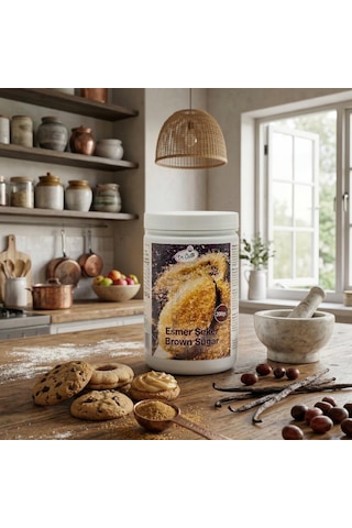 Esmer Şeker 200 Gr Pastacılık Ve Tatlı Tarifleri İçin Doğal Aromalı Kahverengi Şeker