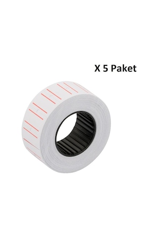 Bigpoint Fiyat Etiketi 10'lu Beyaz X 5 Paket