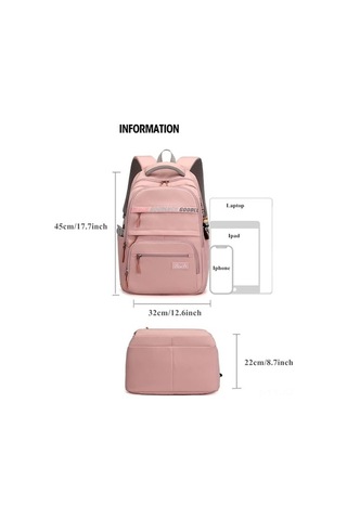 Didadodo Kadınlar İçin Su Geçirmez Çiçek Desenli Hafif Laptop Sırt Çantası - Omuz Ağrısını Azaltan Tasarım Çok Renkli Çok Renkli