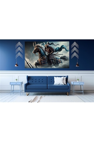 Ti-play Ay Işığı 60x90cm Modern Samuray Pvc Çerçevesiz Tablo