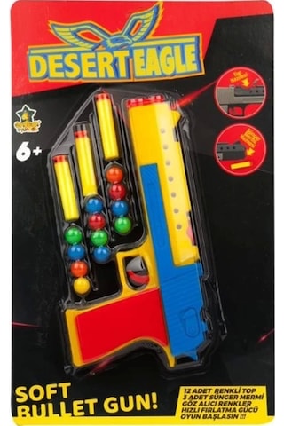 Nessiworld Er-132 Dart Ve Top Atan Desert Eagle Tabanca - Erdem Oyuncak Diğer