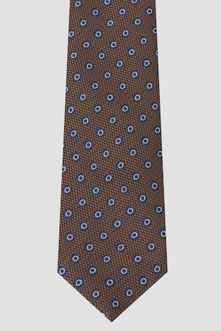 Altınyıldız Classics Erkek Kahverengi - Lacivert Desenli Kahverengi Lacivert Klasik Kravat 4A2122200037Khlstn Kahverengi - Lacivert
