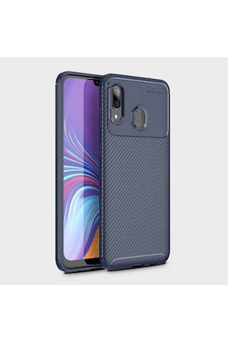 Samsung Galaxy Uyumlu A10S Kılıf Zore Negro Silikon Kapak-Kahverengi