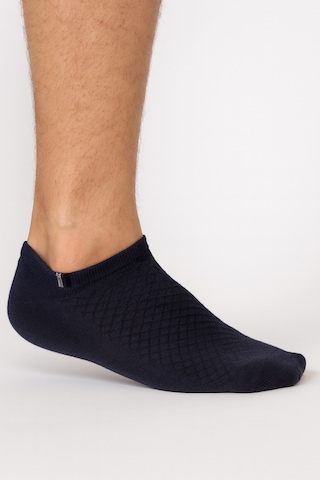 Plus Scorpion Erkek Pamuklu Sneaker Çorap 3 Lü Paket 40-44 Numara Mavi / Gri / Yeşil Nefes Alabilir Spor Ve Günlük Kullanım Mavi