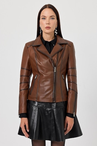 Diana Taba Kadın Deri Mont 001